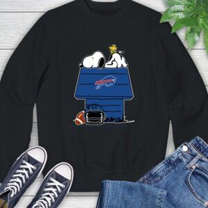 Buffalo Bills Snoopy Woodstock Peanuts NFL Football Christmas Sweatshirt 91